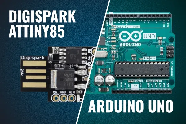 Comparativa ATtiny85 y Arduino UNO